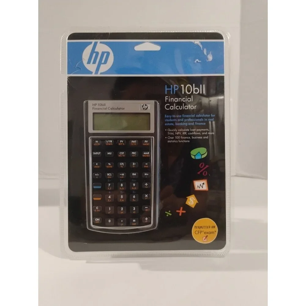 Authentic HP 10bII Financial Calculator For Students & Professionals NEW